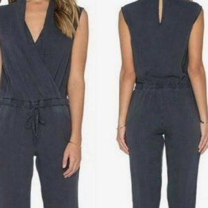 Grey/Navy Romper